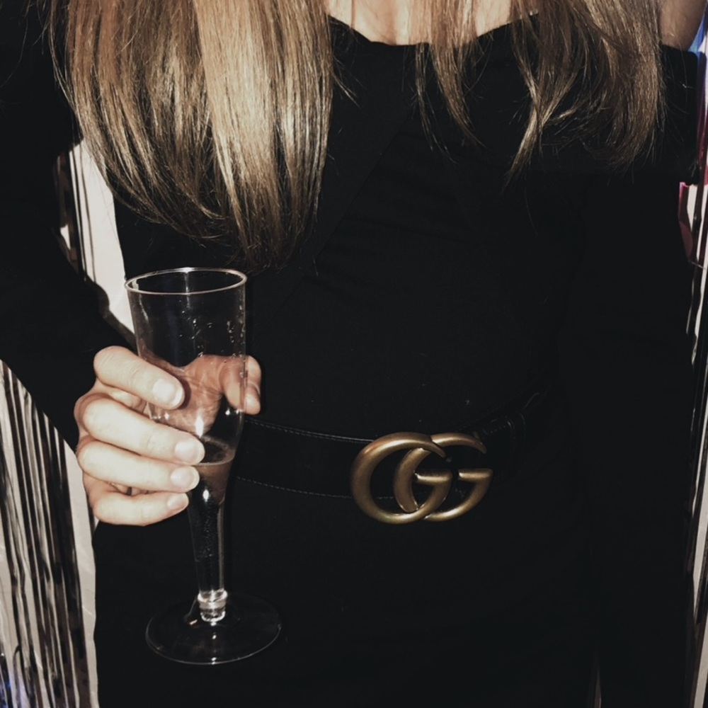 Gucci Marmont Authentic Leather Belt